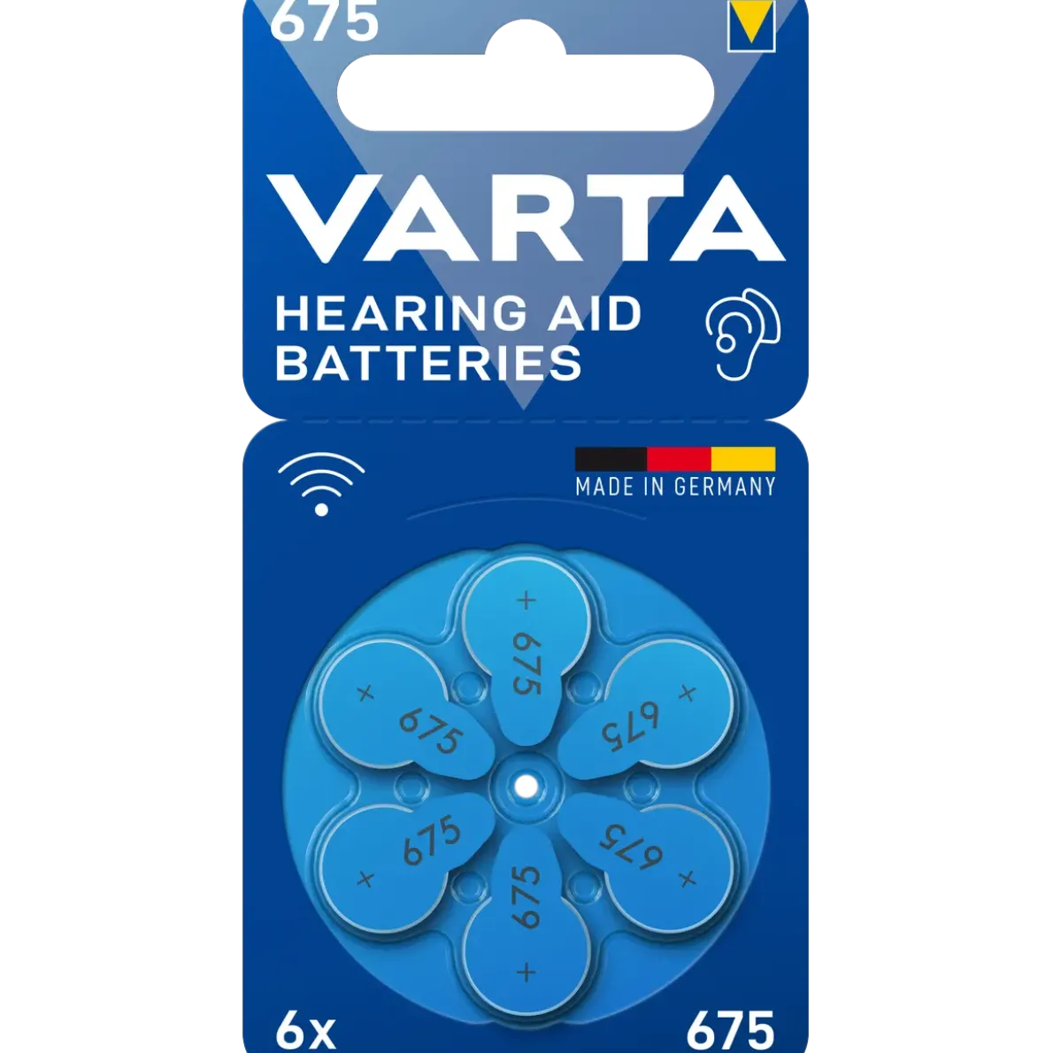 HÖRAPPARATSBATTERI 675