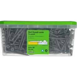 HÅRDGIPSSKRUV F TRÄ/STÅLREGEL PH2 FOSFATERAD 3,9X55 500ST
