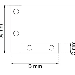 HÖRNJÄRN 3202 EFZ 63X63MM 2ST