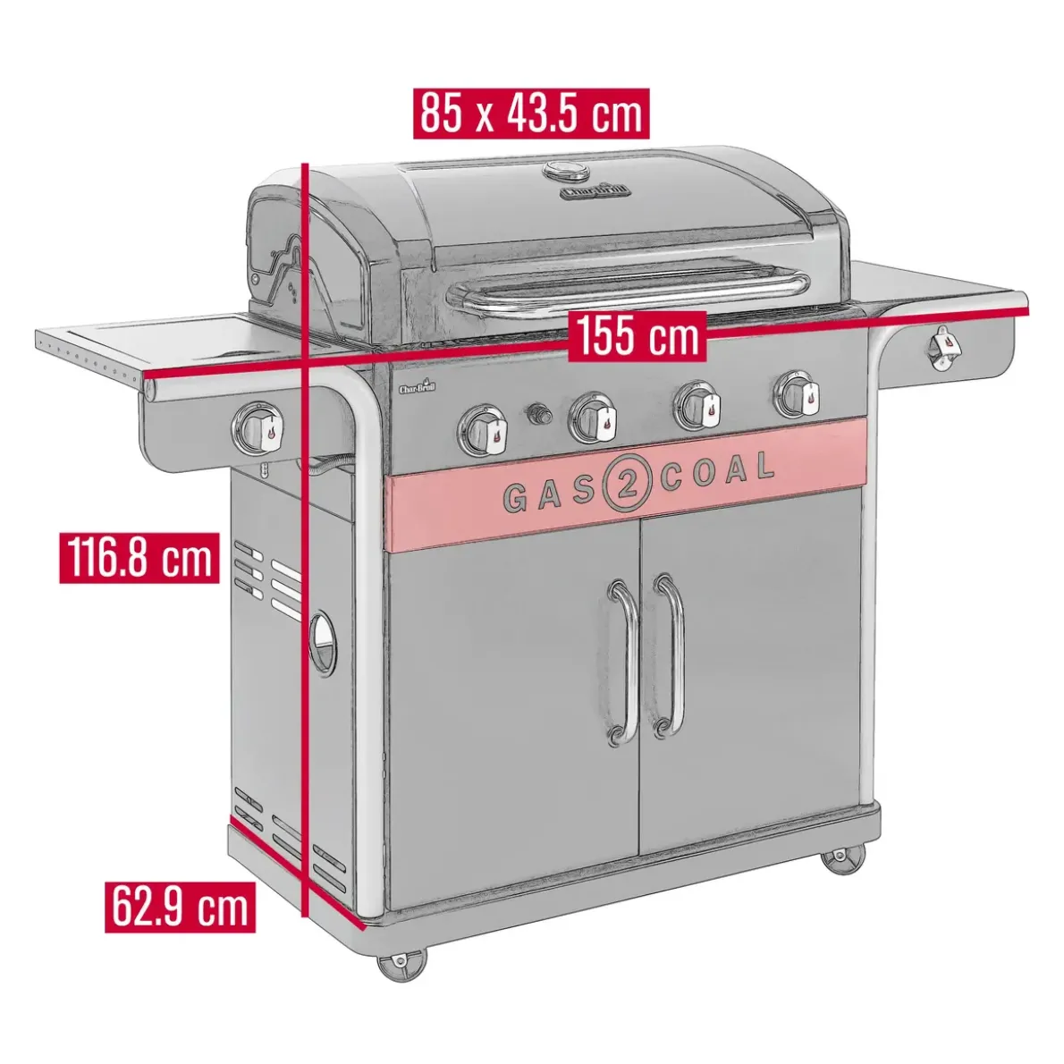HYBRIDGRILL GAS2COAL 2.0 4B