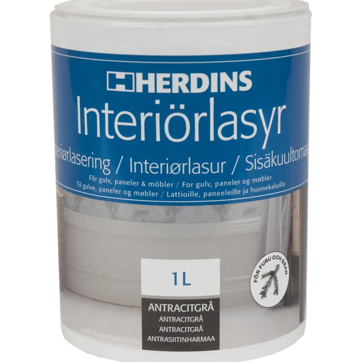 INTERIÖRLASYR 313 ANTRACITGRÅ