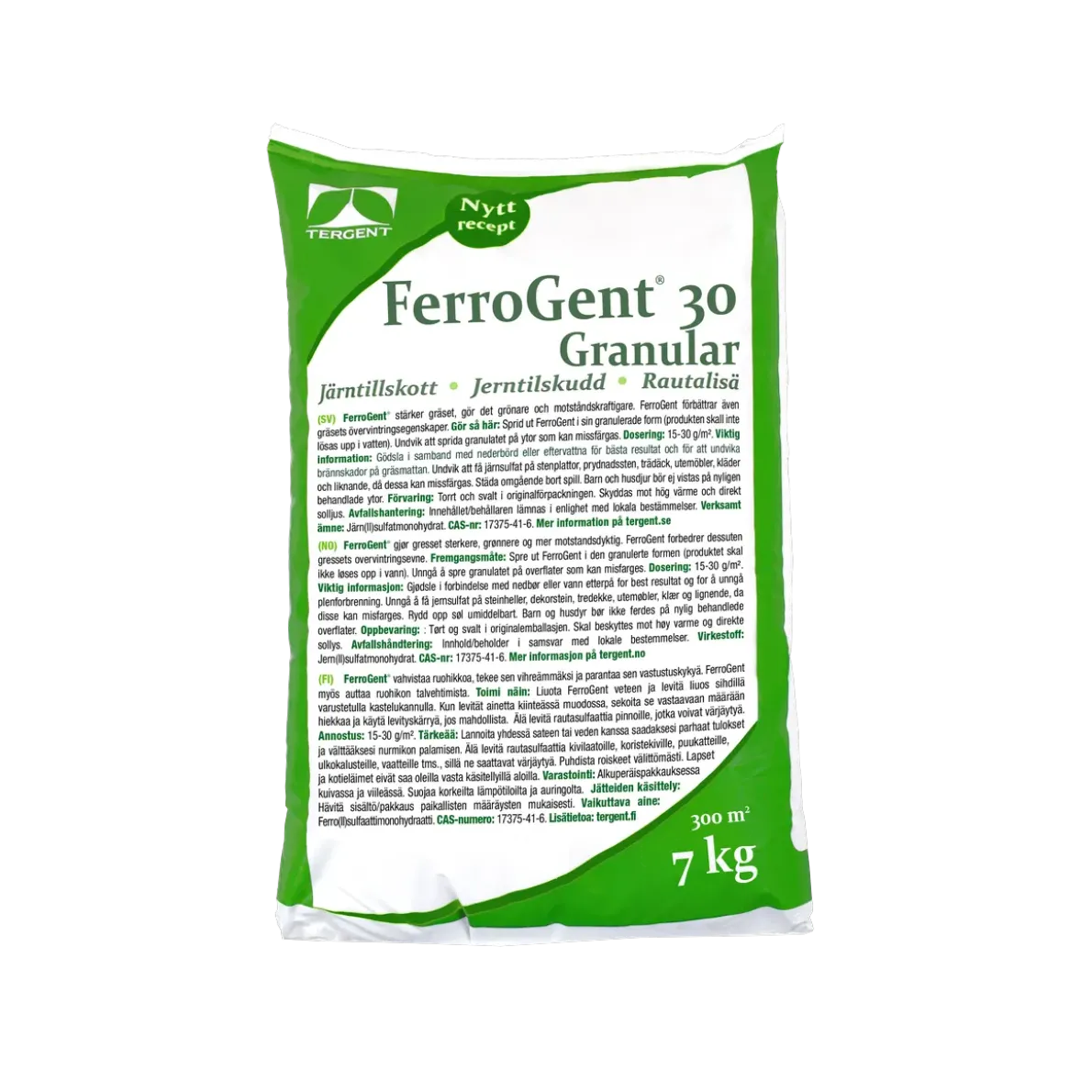 JÄRNSULFAT FERROGENT 30 GRANUL 7KG