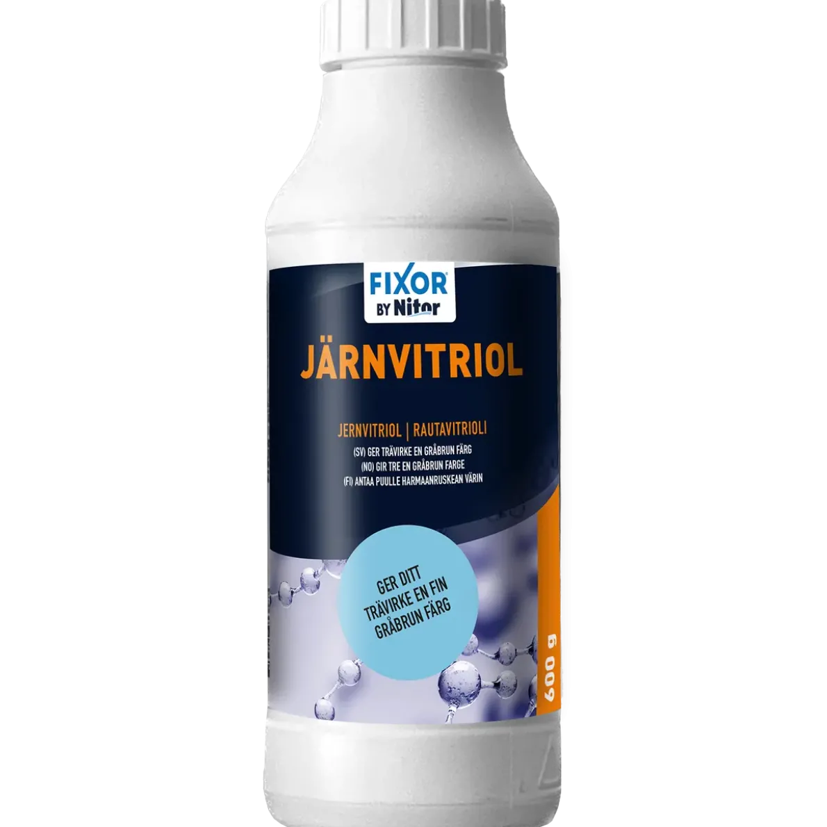 JÄRNVITRIOLBLEKMEDEL FÖR TRÄ