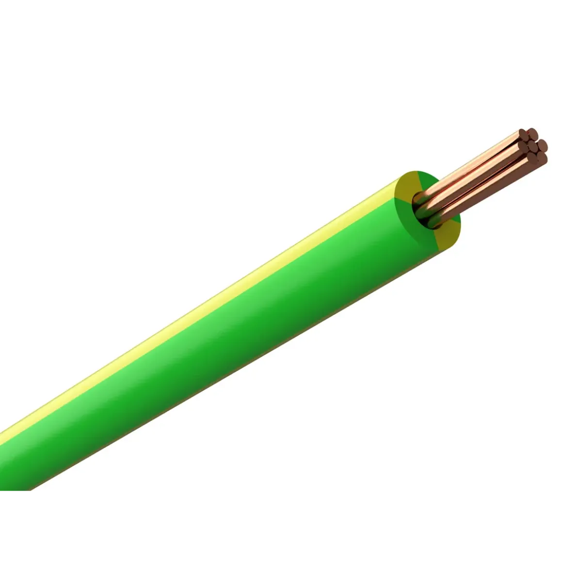 KABEL FQ 1.5 H07Z1-R GULGRÖN 20M