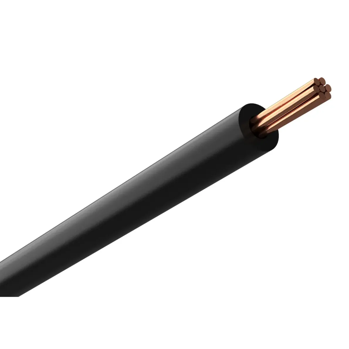 KABEL FQ 1.5 SVART H07Z1-R 20M/RING