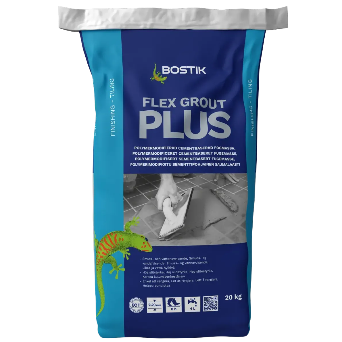 KAKELFOG FLEX GROUT PLUS ANTRACIT GREY 20KG