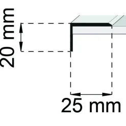 KANTLIST SA26 EK 1000MM SB B