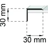 KANTLIST SA14 RF 100CM 30X30MM