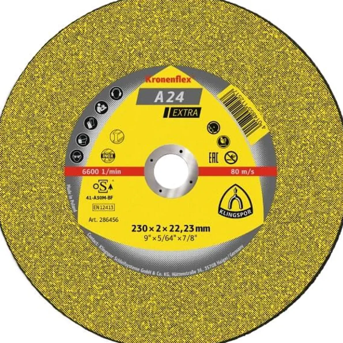 KAPSKIVA A24EX EXTRA RAKT NAV 180X2X22,23MM