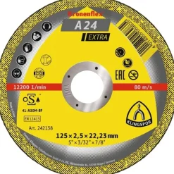KAPSKIVA A24EX EXTRA RAKT NAV 125X2,5X22,23MM