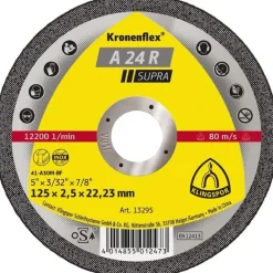 KAPSKIVA A24R SUPRA RAKT NAV 125X2,5X22,23MM