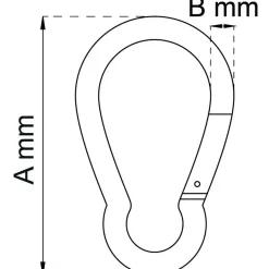 KARBINHAKE 245 EFZ 100X10MM