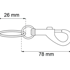KARBINHAKE 50-5 NICKEL 78MM