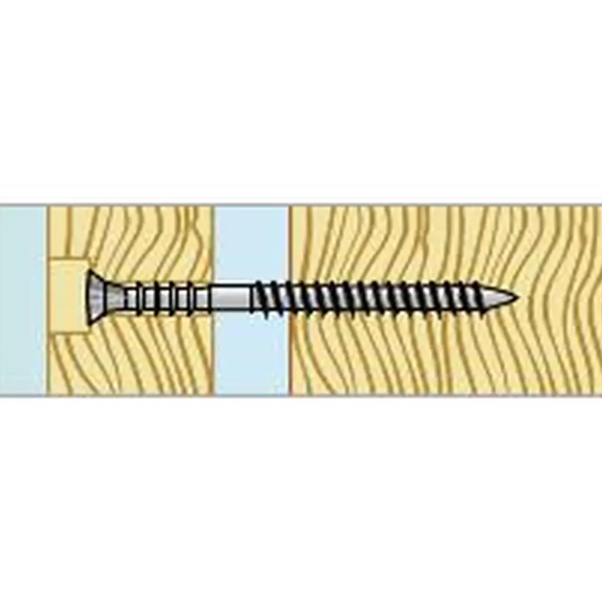 KARMSKRUV L BORRSPETS FZB 6X100 100ST