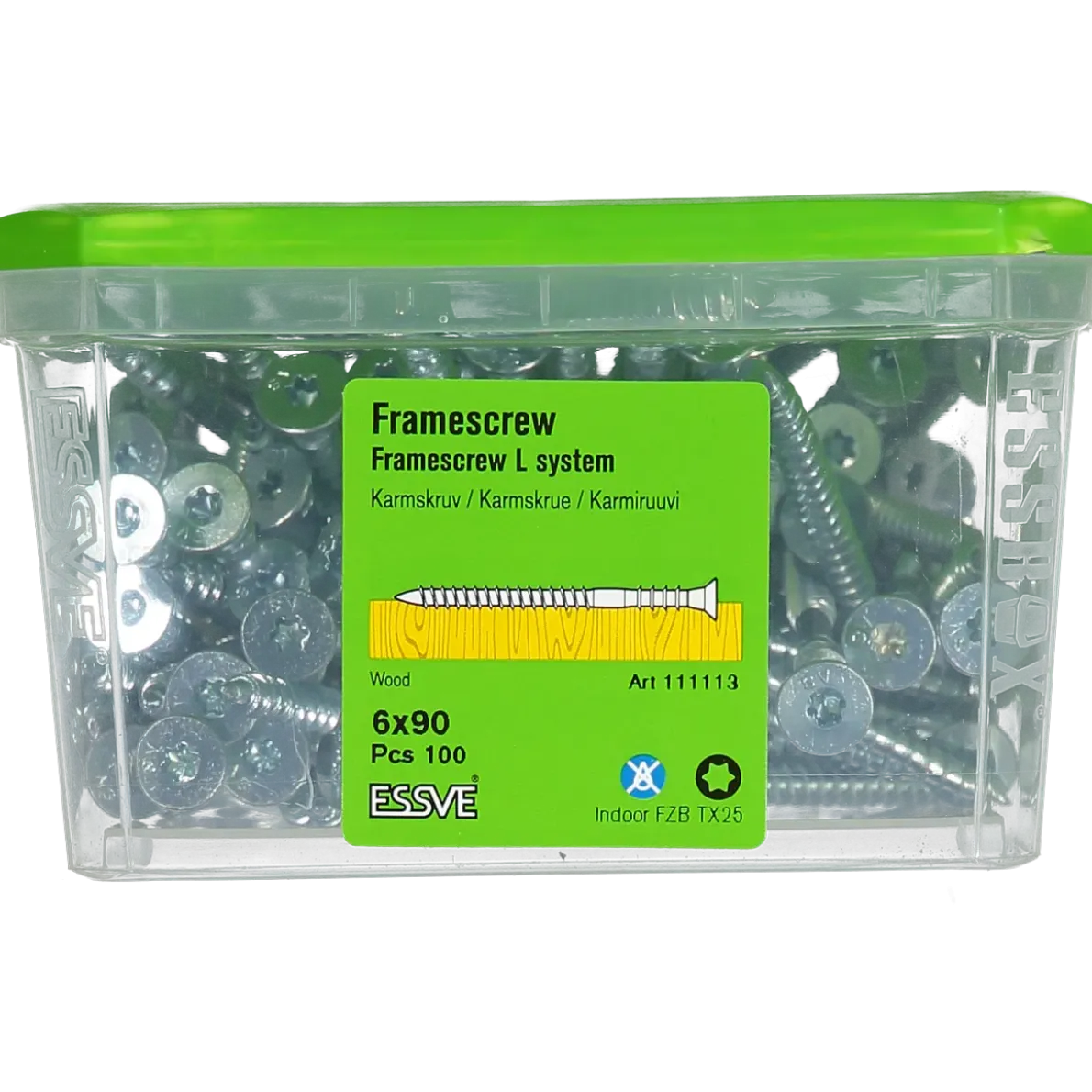 KARMSKRUV L VASS SPETS FZB 6X90 100ST