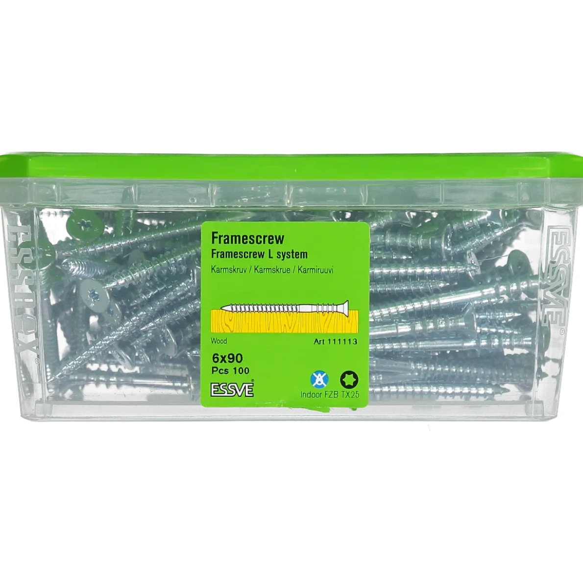 KARMSKRUV L VASS SPETS FZB 6X90 100ST
