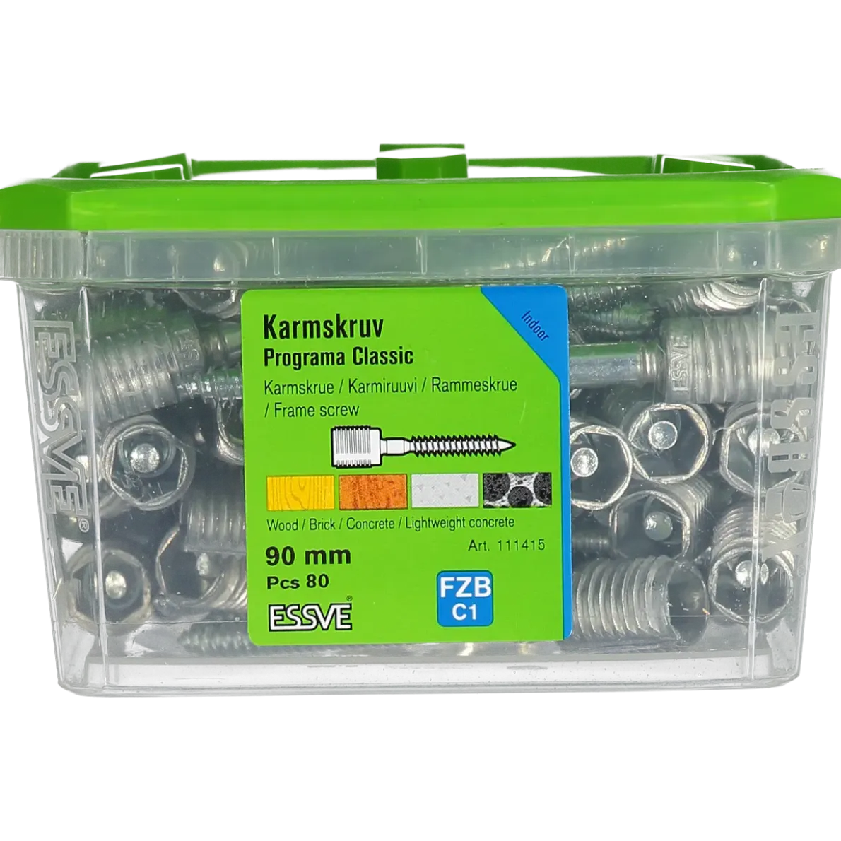 KARMSKRUV PROGRAMA CLASSIC 90MM 80ST