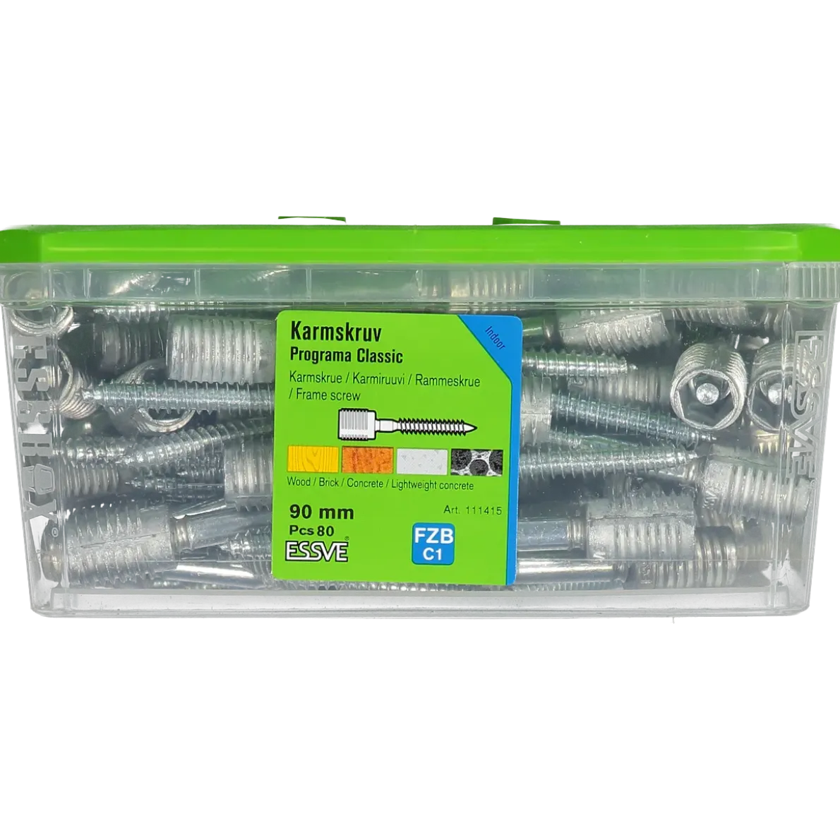 KARMSKRUV PROGRAMA CLASSIC 90MM 80ST