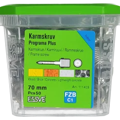 KARMSKRUV PROGRAMA PLUS 70MM 50ST