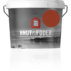 KNUT&FODER LJUSRÖD 3L