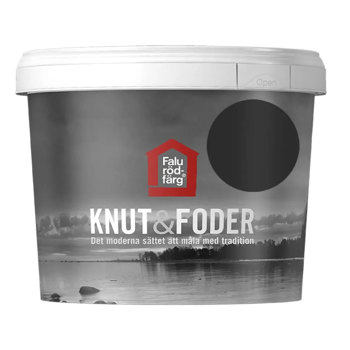 KNUT&FODER SVART 1L