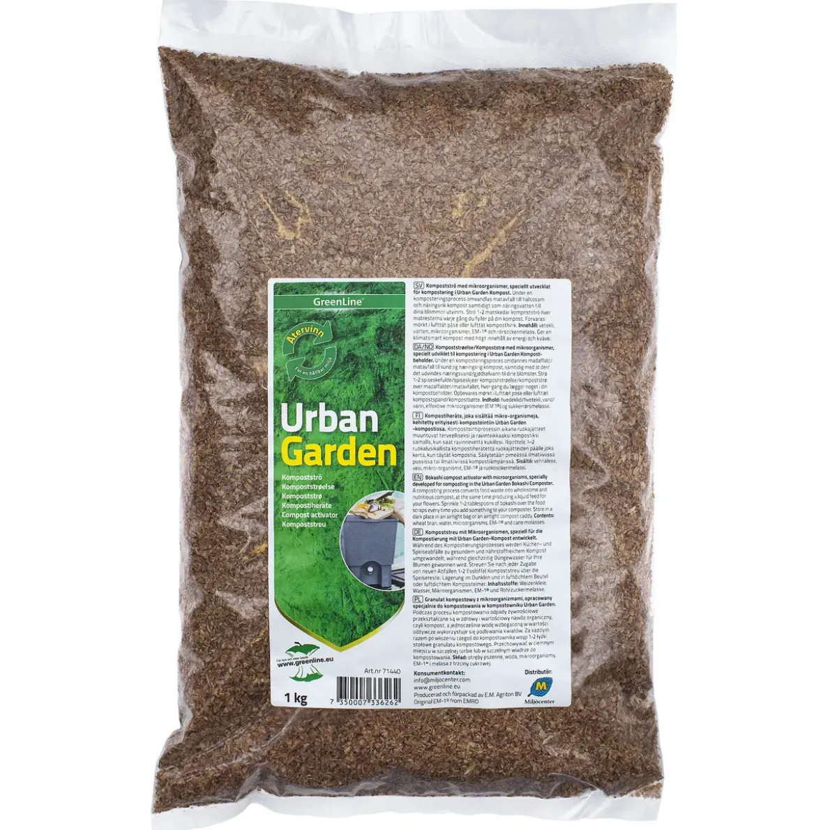 KOMPOSTSTRÖ URBAN GARDEN BOKASHI 1KG