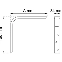 KONSOL 198 VIT 120MM