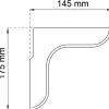 KONSOL 166 VIT 145X175MM