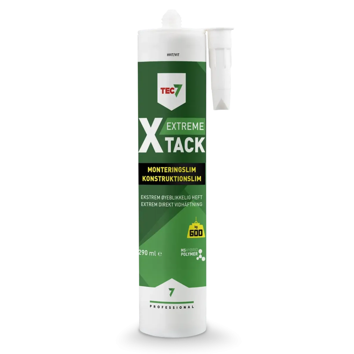 KONSTRUKTIONSLIM X-TACK VIT 290ML