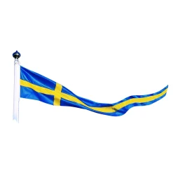KORSVIMPEL SVERIGE 400X75CM