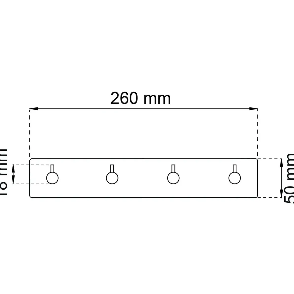 4-KROK FLAIR SVART 50X260MM