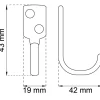 KROK 3940 NICKEL 43MM 2ST