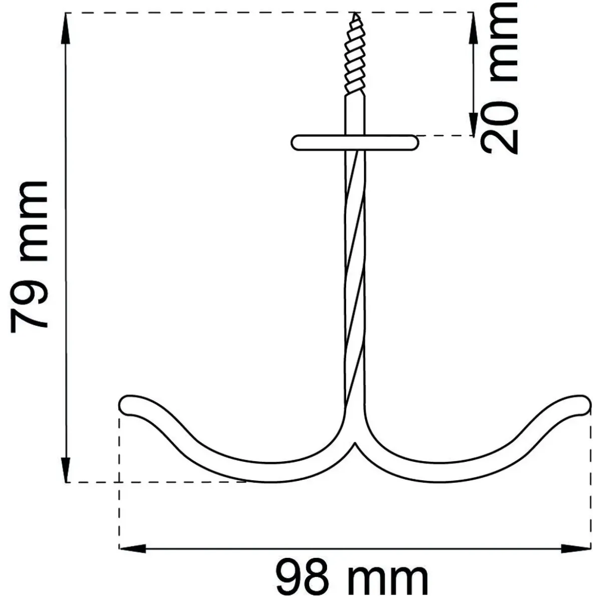 KROK 27 NICKEL 79X98MM