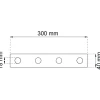 KROKRAD 1368-4 KROM 40X300MM SB