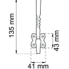 KROK RUSTIK SMIDE 135MM