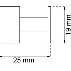 KROK 1369 SVART D19MM