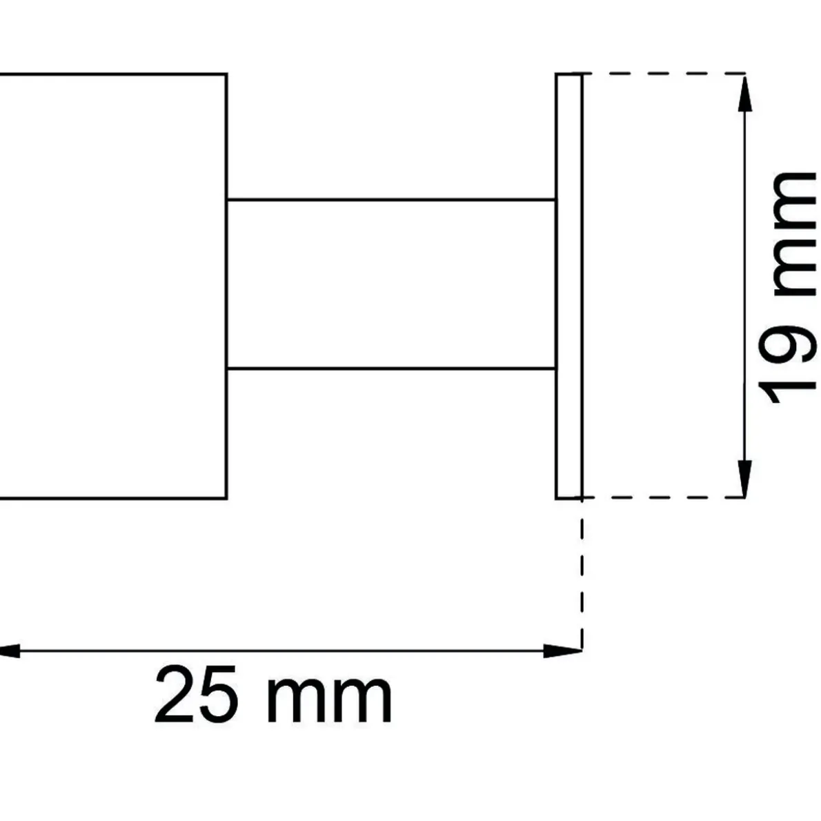 KROK 1369 SVART D19MM