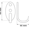KROK 141 SVART 44MM 2ST