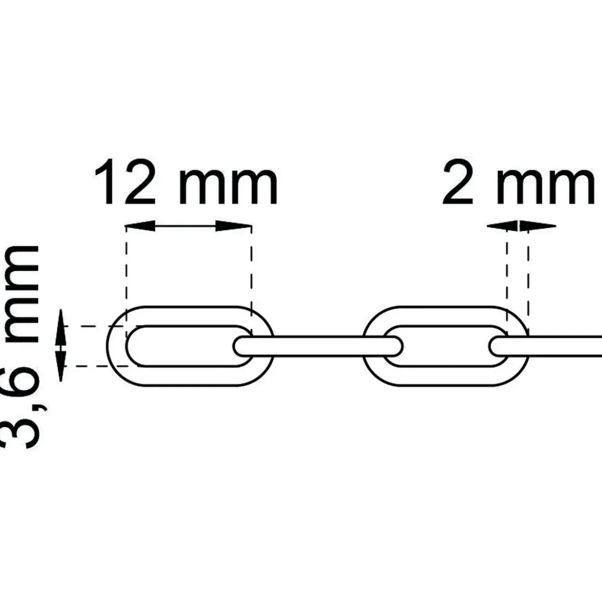 KÄTTING 200-4 BRUN 3,6X12MM 2M