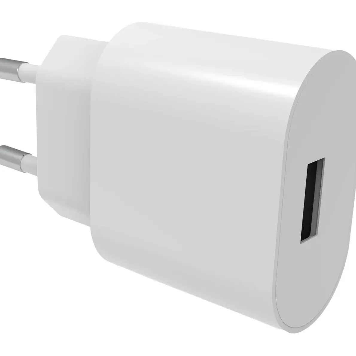 LADDARE VÄGGUTTAG 1XUSB 2,4A VIT