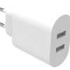LADDARE VÄGGUTTAG 2XUSB VIT 4,8A