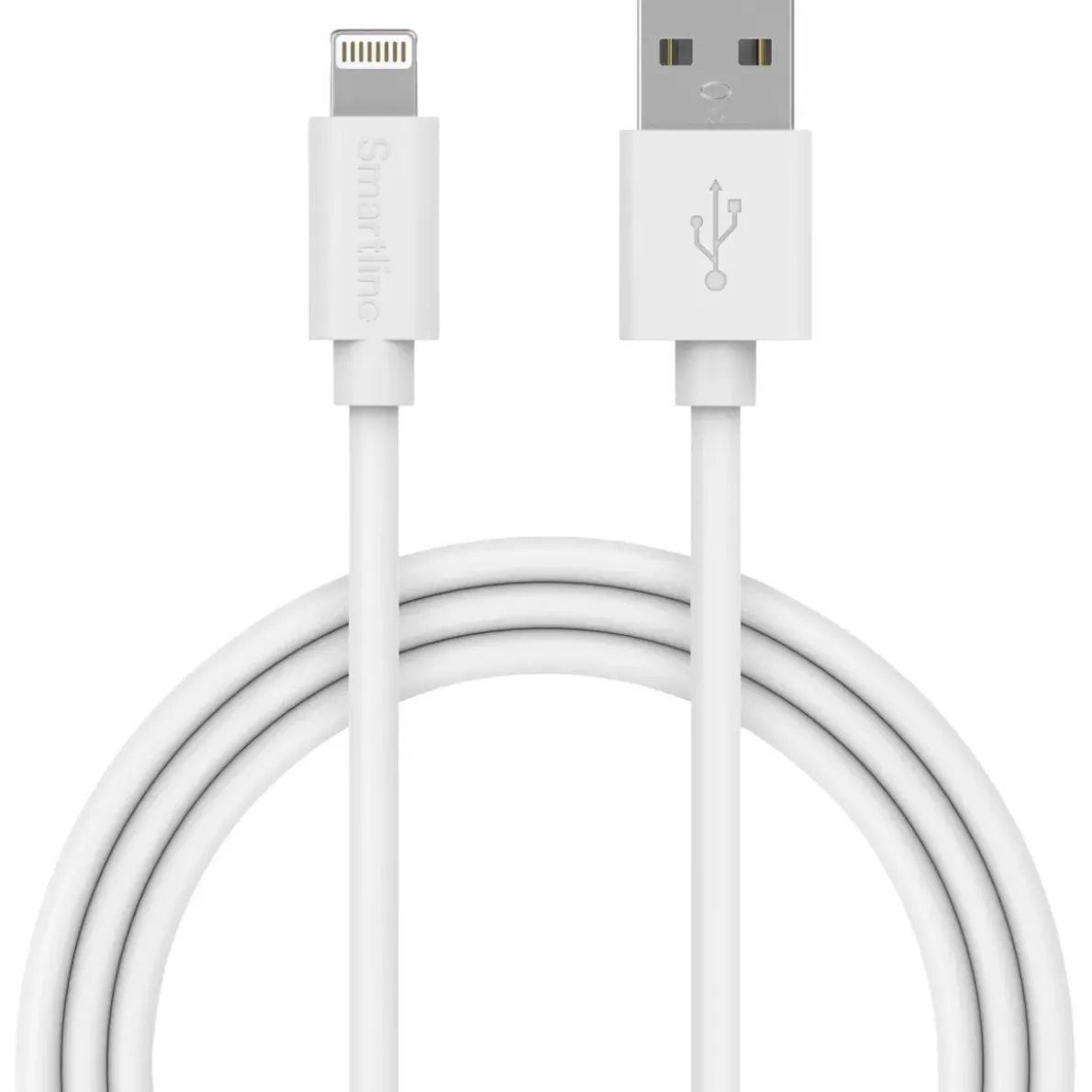 LADDKABEL LIGHTNING FÖR IPHONE/IPAD VIT 1M