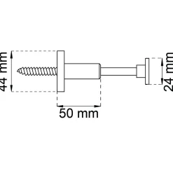 LEDSTÅNGSBESLAG 952 P MÄSS M10X120MM