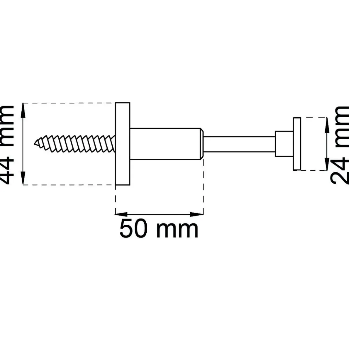 LEDSTÅNGSBESLAG 952 P MÄSS M10X120MM