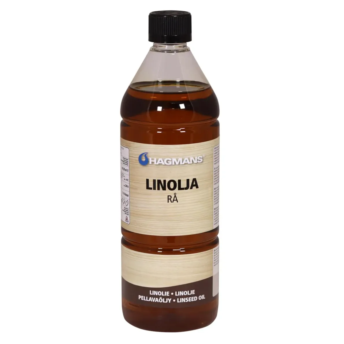 LINOLJA RÅ 1L