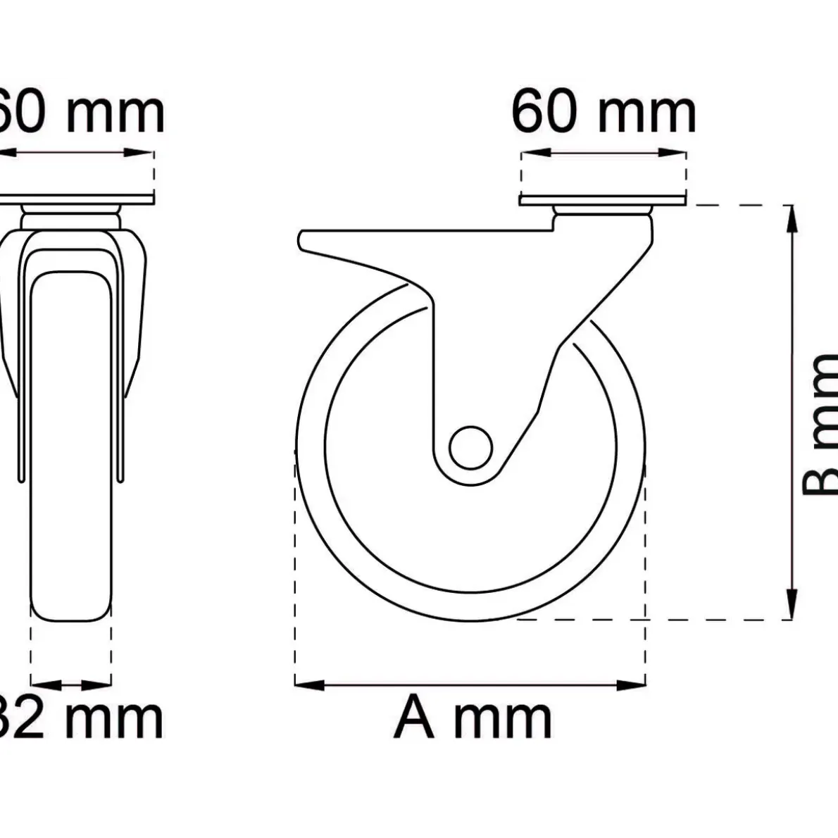 LÄNKHJUL 4310 BROMS D100MM