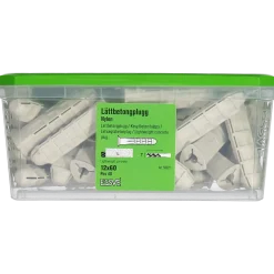 LÄTTBETONGPLUGG NYLON 12X60 40ST