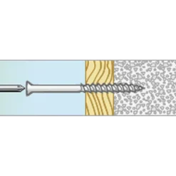 LÄTTBETONGSKRUV WAFER HUVUD PH3 CORRSEAL 8X65 8ST