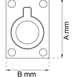 LUCKHANDTAG 587 B KROM 60X48MM