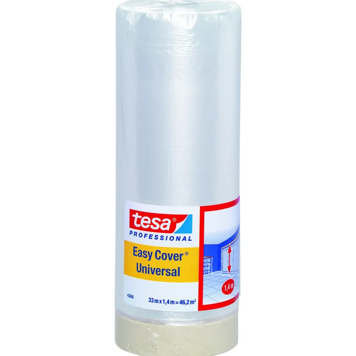 MASKERINGSFOLIE EASY COVER UNIVERSAL33MX1400MM